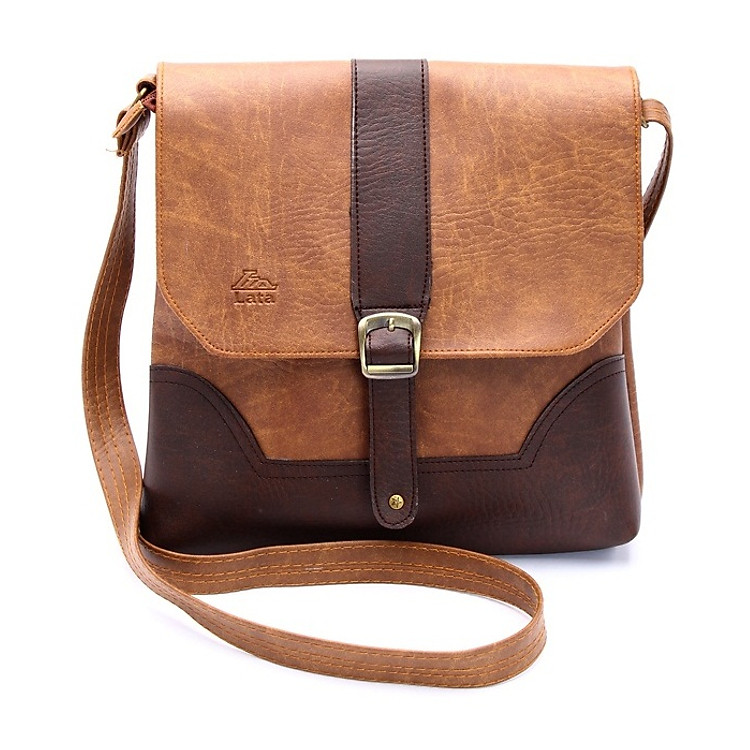 Túi Đeo Chéo LATA IP01 - Da Bò Nhạt