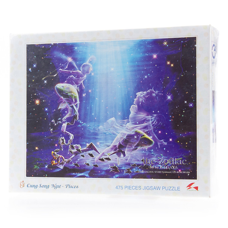 Combo Tranh Xếp Hình Tia Sáng Cung Thiên Bình & Song Ngư (475 Mảnh)