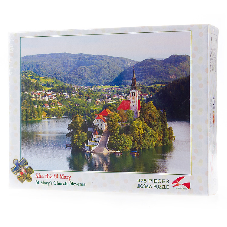 Combo Tranh Xếp Hình Tia Sáng Vườn Thu & Nhà Thờ St Mary (475 Mảnh)