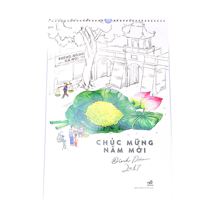 Lịch Treo Tường 2017 - Miếng Ngon Hà Nội