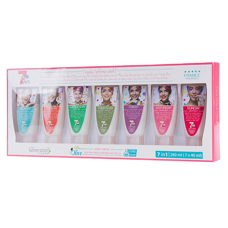 Sữa Tắm Seven Days 7 Ngày 7 Phong Cách An's - 7D-E