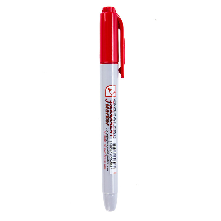 Bút Lông Dầu Crown P - 505F (Mực Đỏ)