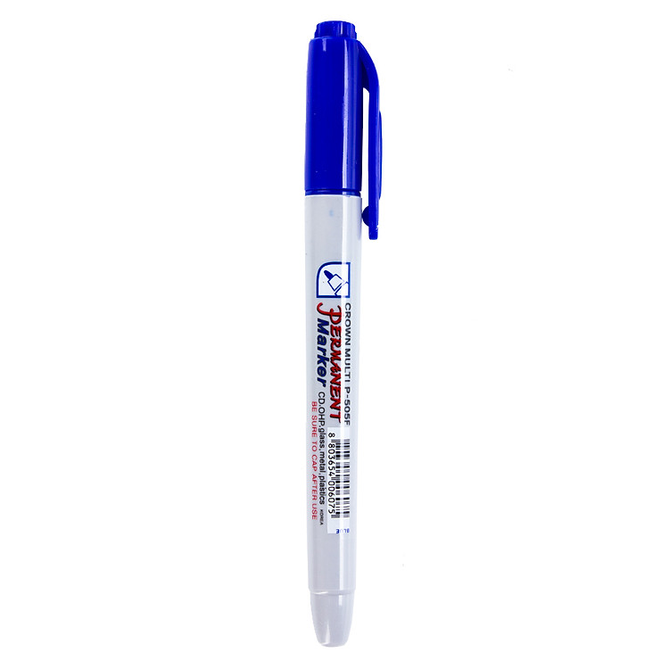 Bút Lông Dầu Crown P - 505F (Mực Xanh)
