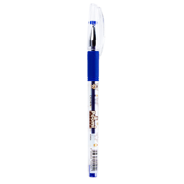 Bút Gel Crown HJR - 500S 0.36mm (Poomi, Mực Xanh)