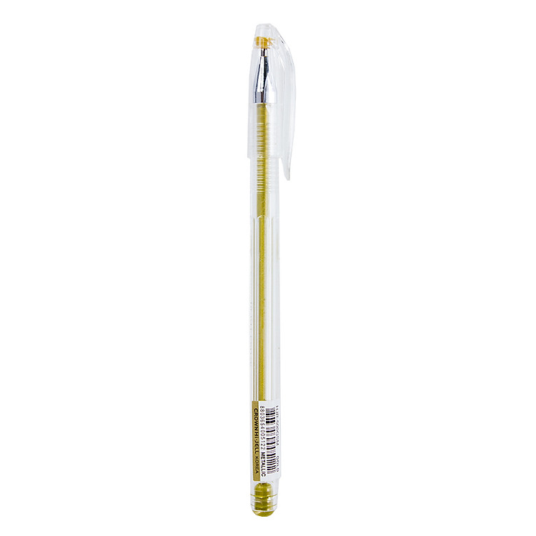 Bút Gel Crown HJR - 500GSM (Mực Vàng)