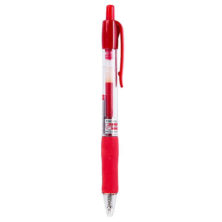 Bút Gel Crown AJ - 5000R (Mực Đỏ)