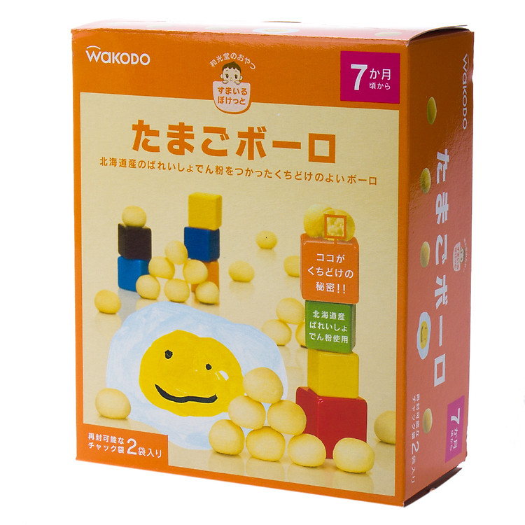 Bánh Trứng Bolo Wakodo (Cho Bé 7 Tháng) - T13