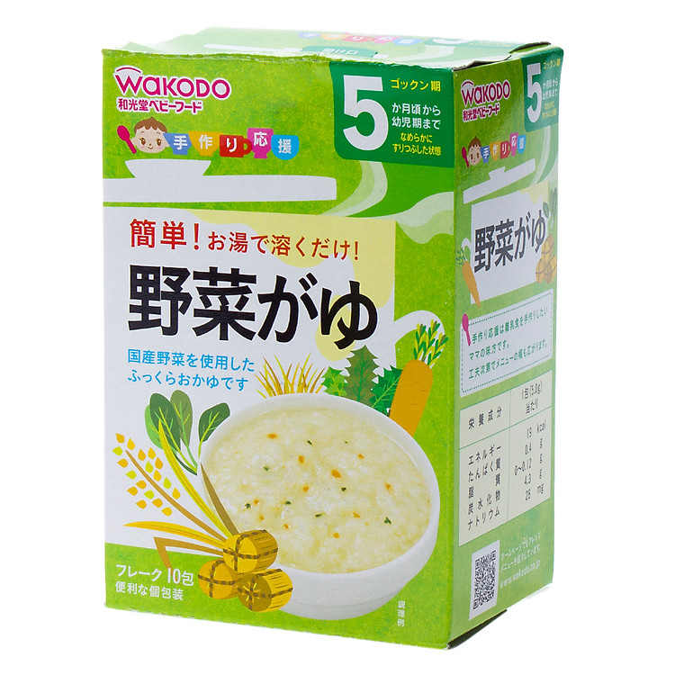 Cháo Ăn Dặm Bột Gạo Rau Wakodo - FC2