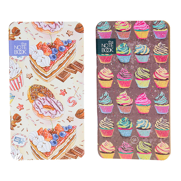 Combo Sổ Tay (bộ 2 cuốn) Bánh Kem