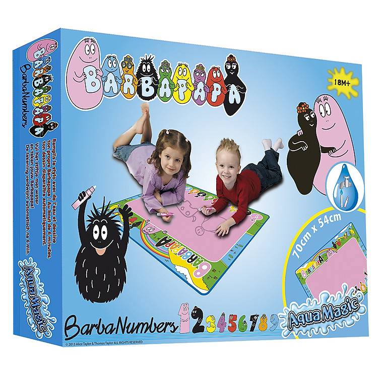 Thảm Vẽ Thần Kỳ Barbapapa Hình Chữ Số 7006BBNR