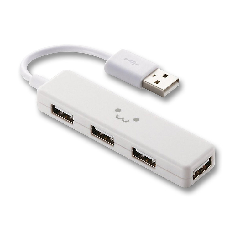 Hub USB 4 Port Elecom U2H-SN4B - Hàng Chính Hãng