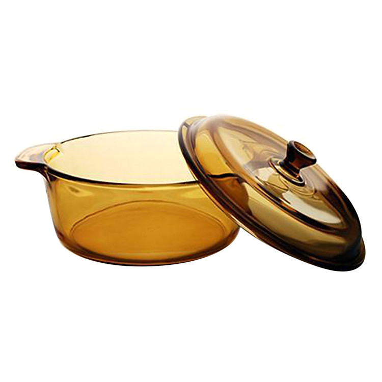 Nồi Lẩu Thủy Tinh Luminarc Amberline J5182 - Màu Hổ Phách (3.5 lít)