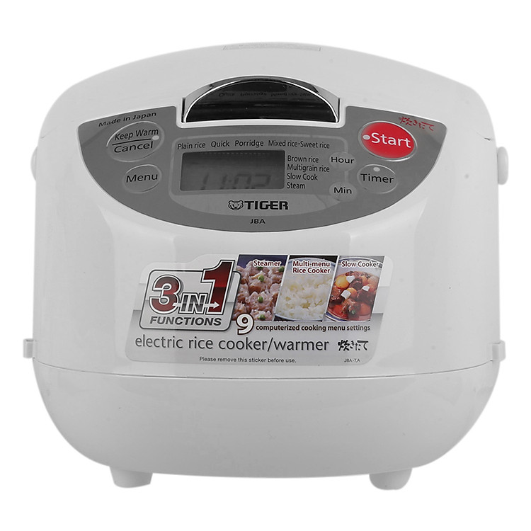 Nồi Cơm Điện Tử Tiger JBA-A10W - 1L - Hàng chính hãng