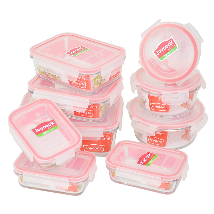Bộ 9 Hộp Thủy Tinh Chịu Nhiệt Joycook JCG09