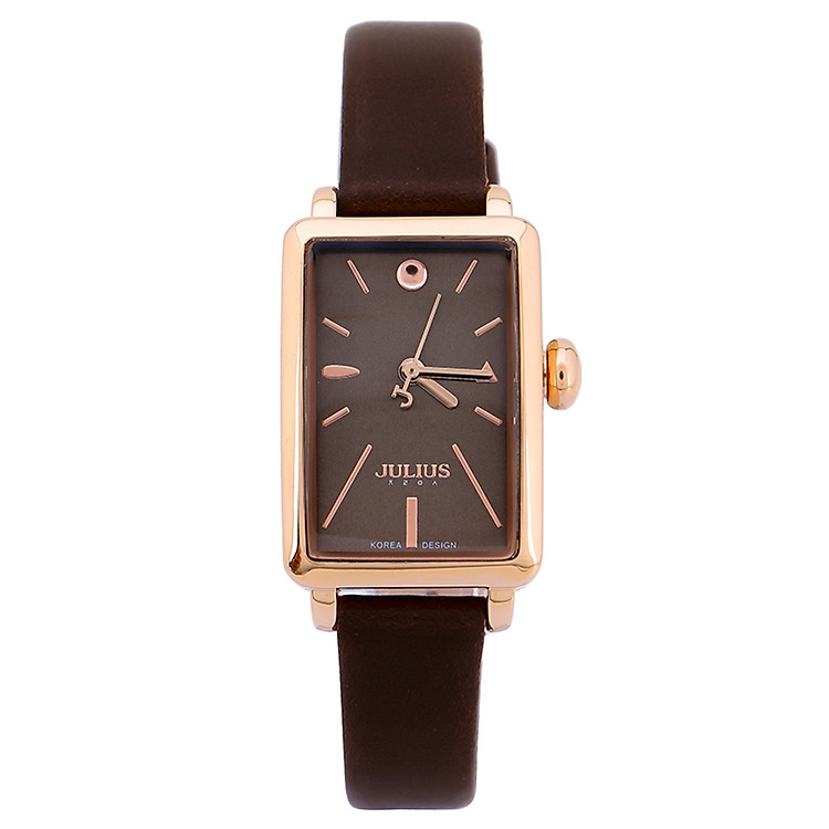 Đồng Hồ Nữ Dây Da Julius JU1156 - Nâu