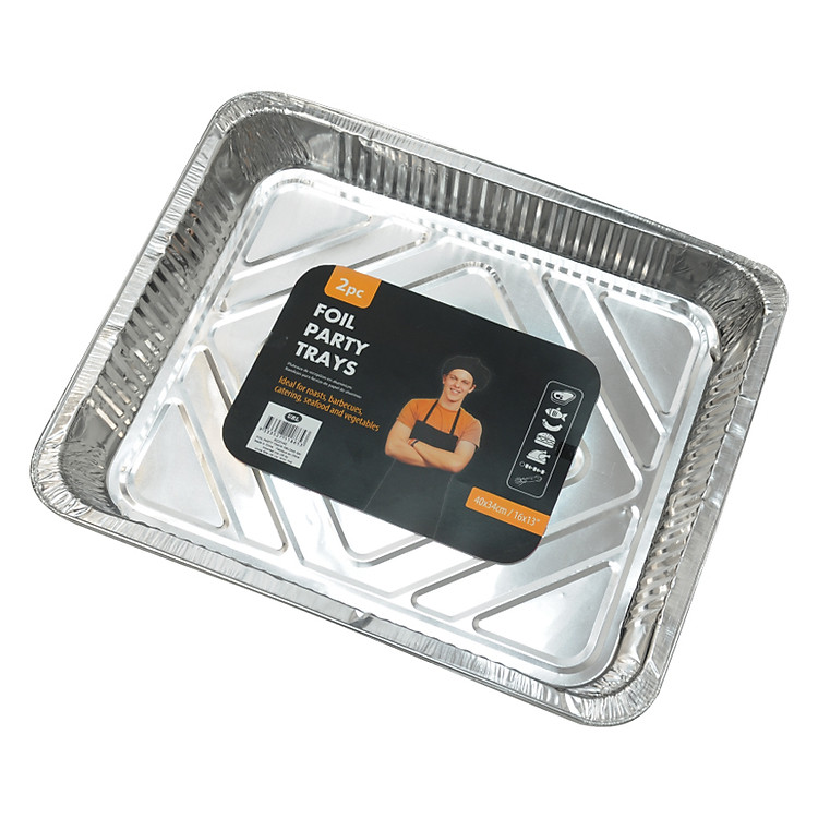 Khay Giấy Bạc Đựng Thực Phẩm Uncle Bills KC0140 - 46 x 34 x 8.5 Cm