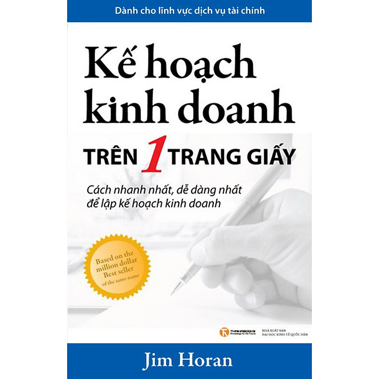 Sách Kế Hoạch Kinh Doanh Trên 1 Trang Giấy - Dành Cho Lĩnh Vực Dịch Vụ Tài Chính