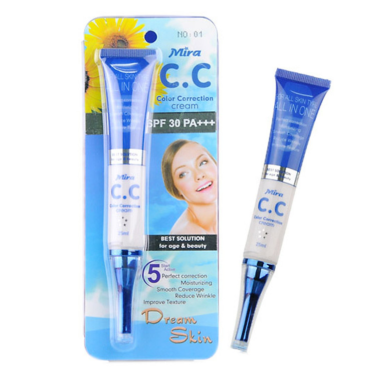 Kem CC Mira Color 5 trong 1 B555