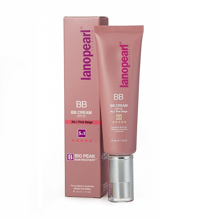 Kem BB Cream 5 Trong 1 SPF15 Lanopearl - LB38