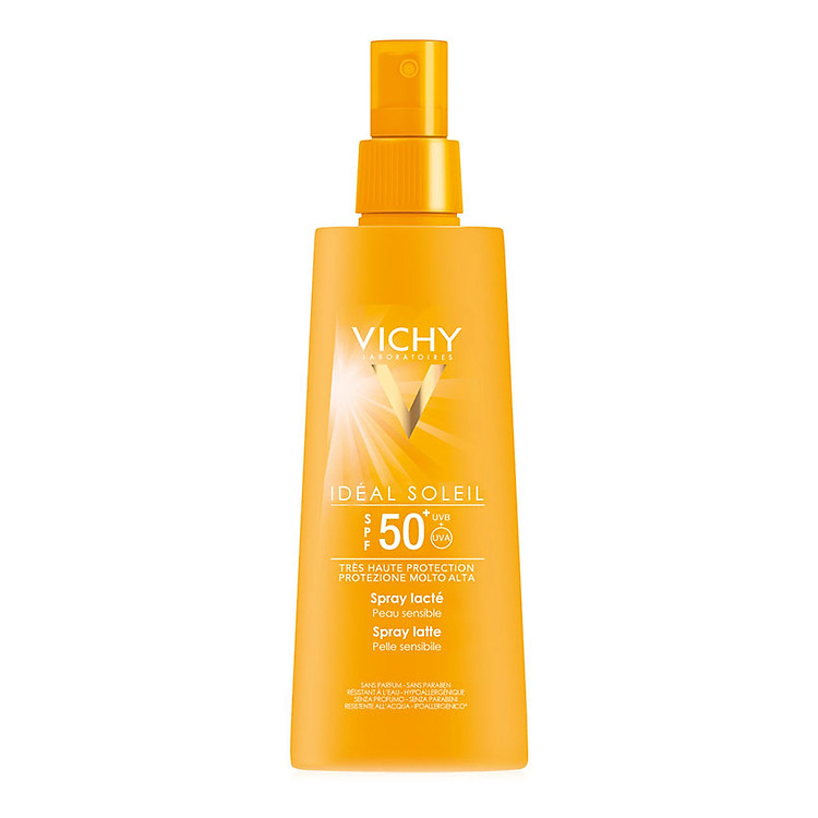 Chai Xịt Chống Nắng SPF50 - Ideal Soleil Body Spray SPF50 Vichy (200ml) - 100690955
