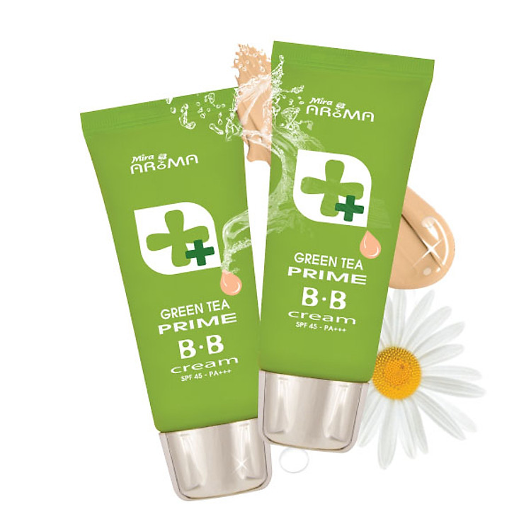 Kem Nền Trà Xanh Mira Aroma Prime Green Tea C295
