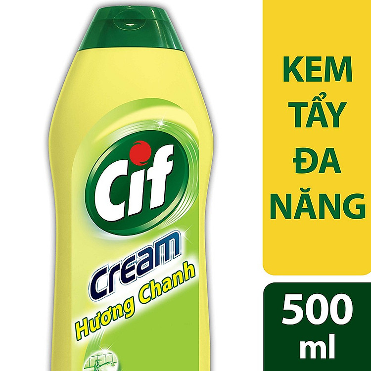Kem Tẩy Đa Năng Cif Hương Chanh (500ml)