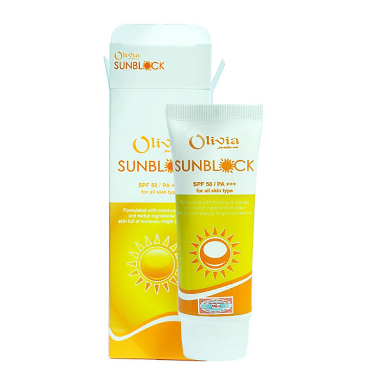 Kem Chống Nắng Olivia Mira Suncream - A556 - 60ml