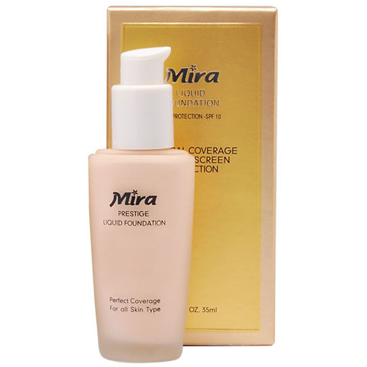 Kem Nền Chống Nắng Mira Liquid Foundation B599 (35ml)