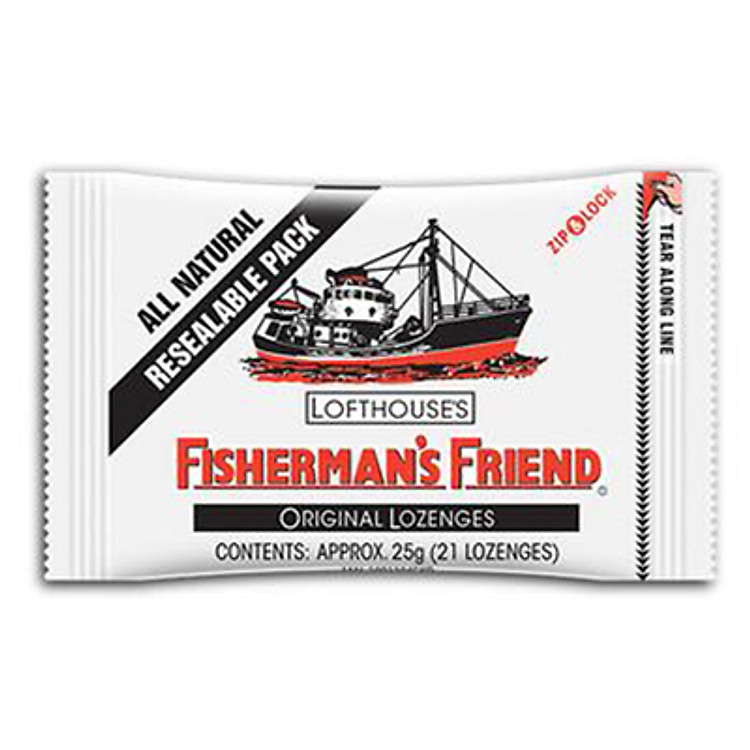 Kẹo Cay Con tàu Fisherman's Friend Vị Khuynh Diệp Gói 25g