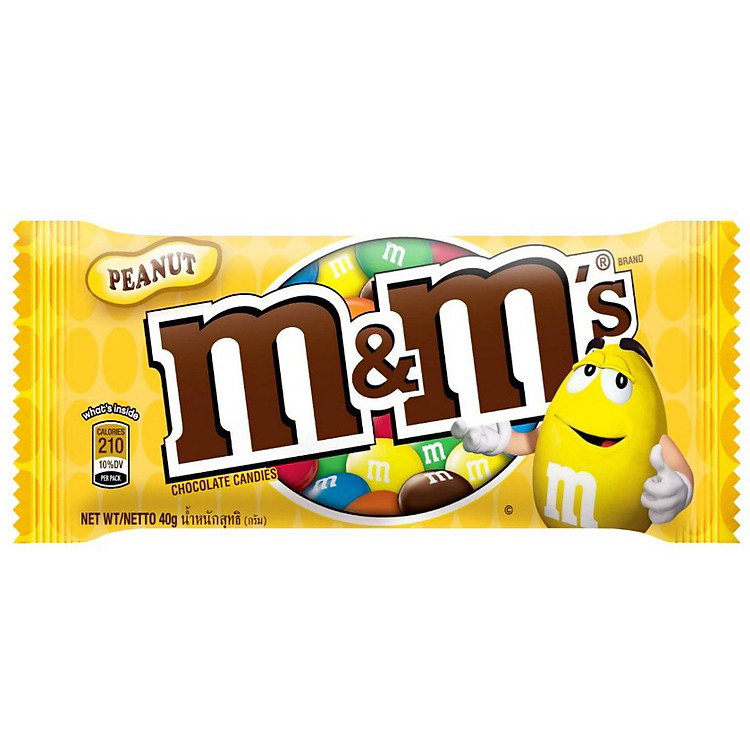 Kẹo Chocolate M&M's® Peanut Gói 40g