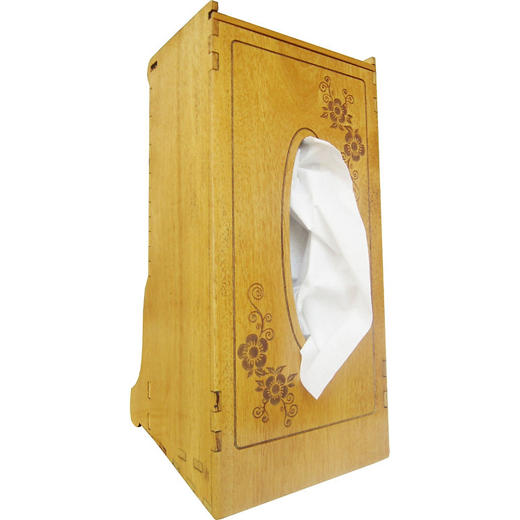 Hộp đựng khăn giấy Nhatvywood KG01 (gỗ sao)