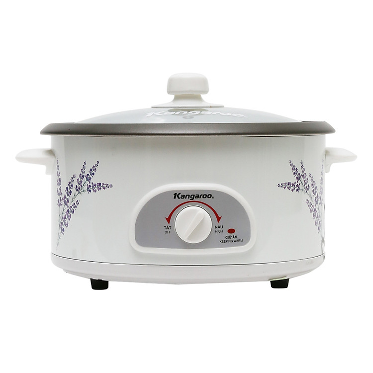 Lẩu Điện Đa Năng Kangaroo KG270 - 3.5L (Trắng)- Hàng chính hãng
