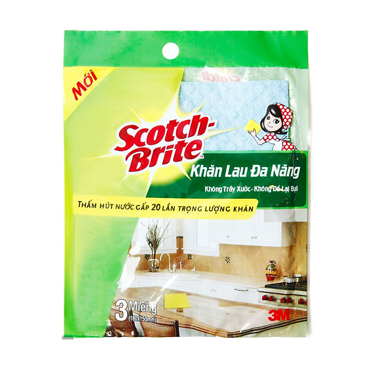 Khăn Lau Đa Năng Scotch-Brite - Gói 3