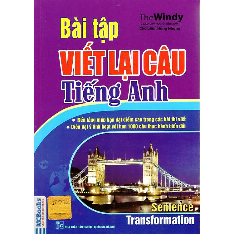 Sách Bài Tập Viết Lại Câu Tiếng Anh (Tái Bản 2015)