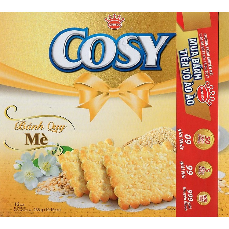 Bánh Quy Mè Kinh Đô Cosy Gói 288g
