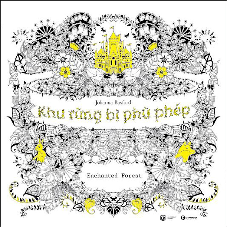 Sách Khu Rừng Bị Phù Phép (Coloring Book)