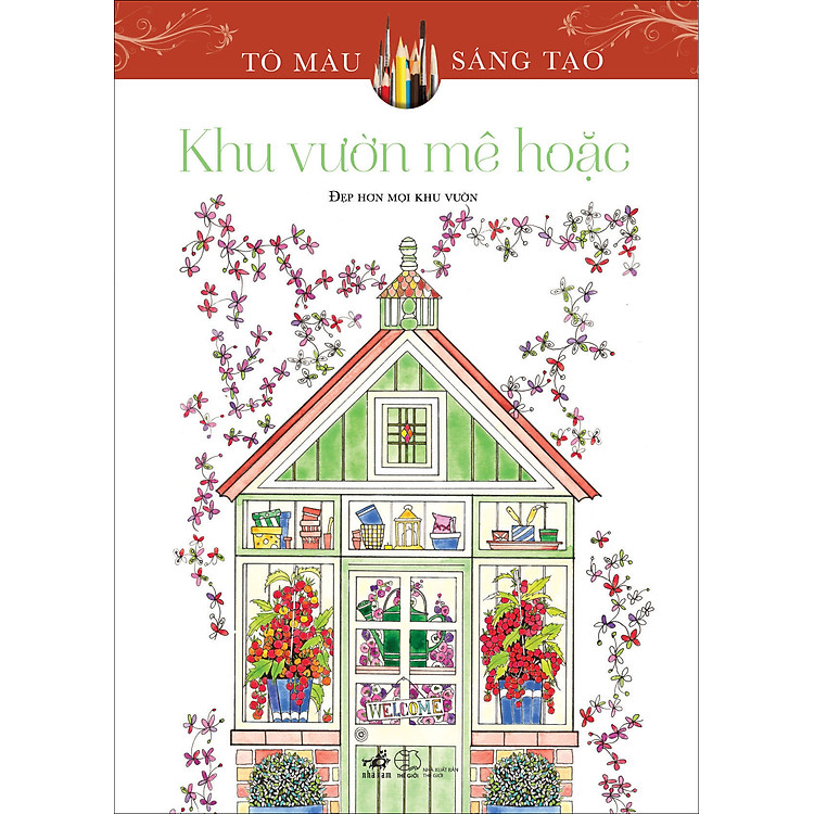 Sách Tô Màu Sáng Tạo - Khu Vườn Mê Hoặc