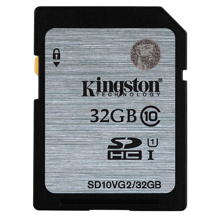 Thẻ Nhớ Kingston 32GB SDHC Class 10 UHS-I (up to 80MB/s) - Hàng chính hãng