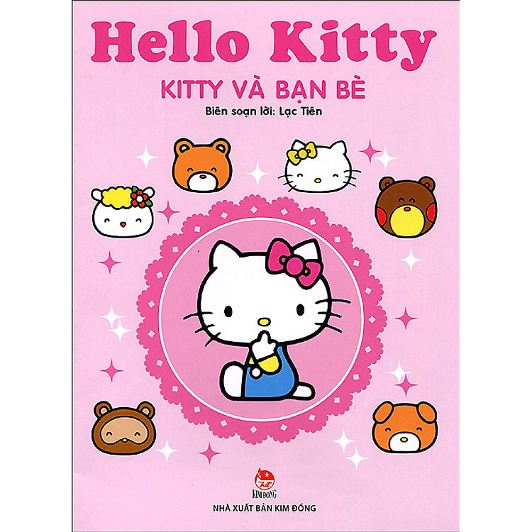 Sách Hello Kitty Dán Hình - Kitty Và Bạn Bè