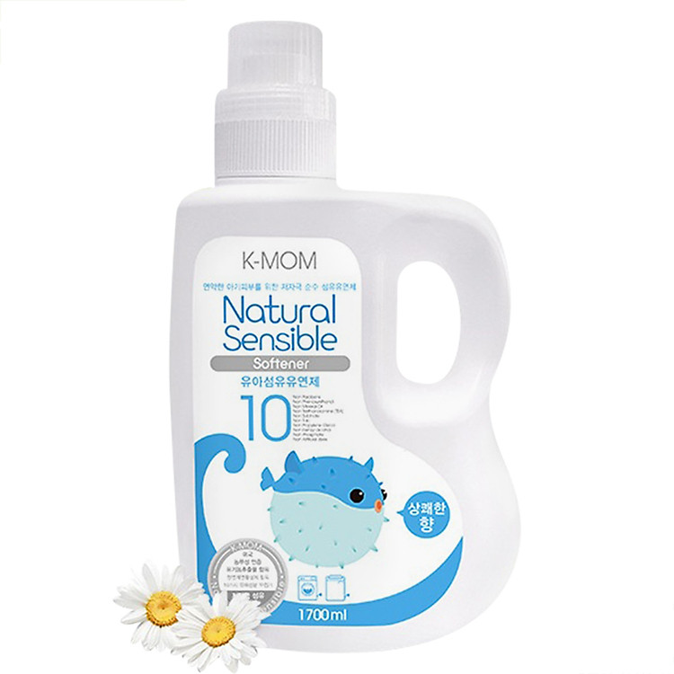 Nước Xả Quần Áo Sơ Sinh Hữu Cơ K-mom KM13162 - Chai 1700ml Xanh