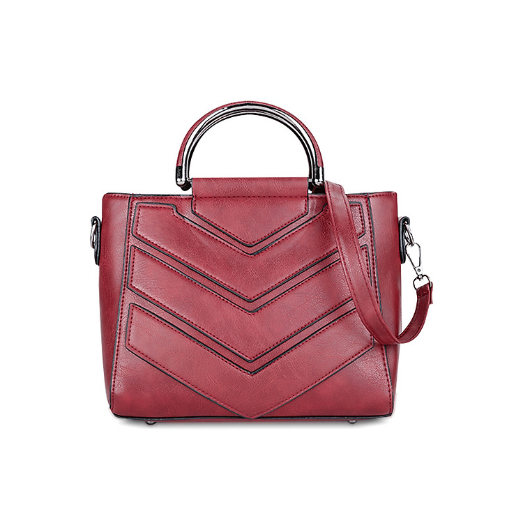 Túi Xách Thời Trang Botusi KNT48 - Đỏ Chữ V