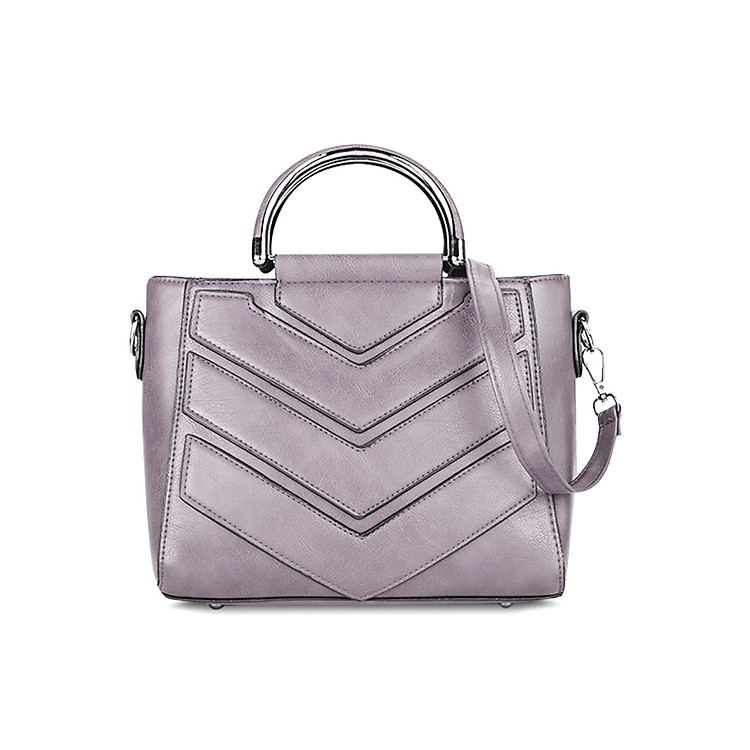 Túi Xách Thời Trang Botusi KNT49 - Tím Nhạt Chữ V