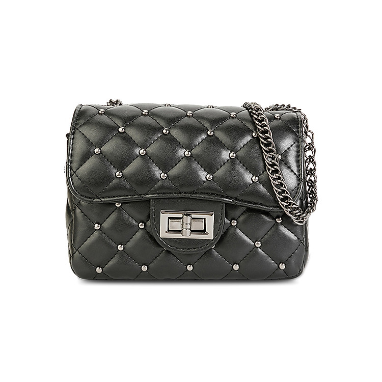 Túi Xách Thời Trang Mini Đính Hạt Botusi KNT50 - Đen