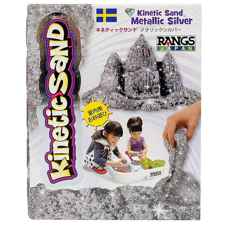 Đồ Chơi Cát Động Học Rangs KS03A - Màu Kim Tuyến Bạc