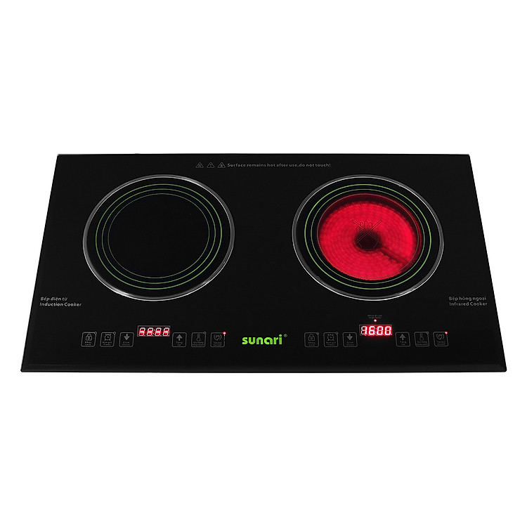 Bếp Đôi Hồng Ngoại - Điện Từ Sunari KT-12C