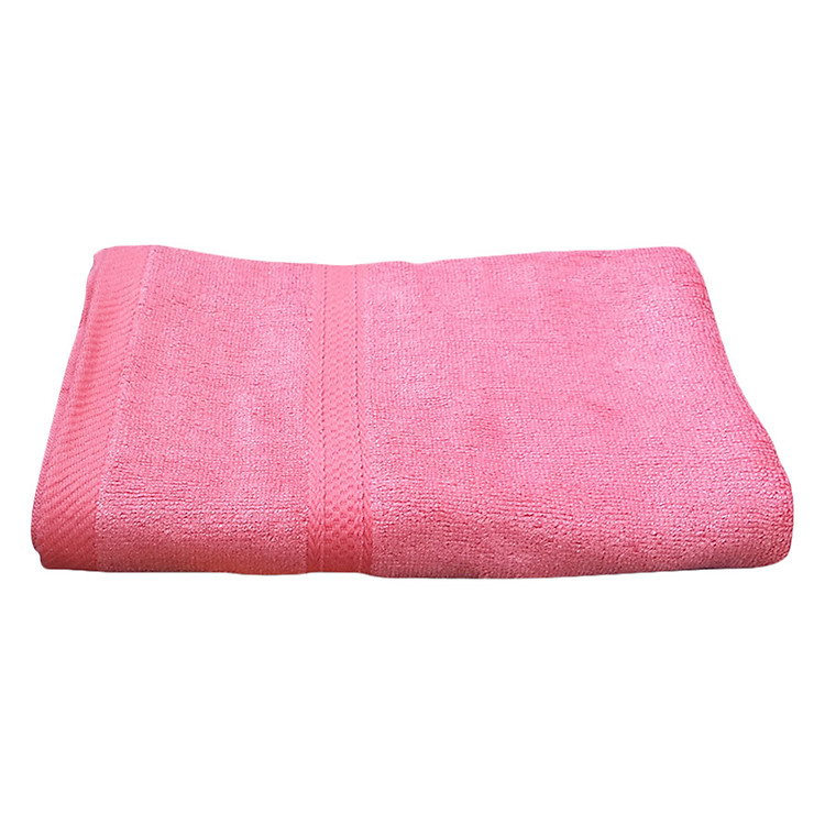Khăn Tắm Tre Thành Nam KTT510C (50 x 100 cm) - Hồng Đậm