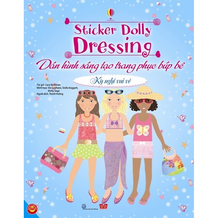 Dán Hình Sáng Tạo Trang Phục Búp Bê