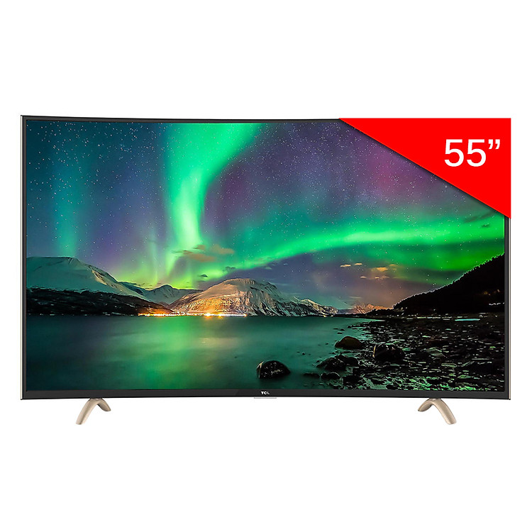 Smart Tivi Cong TCL 55 inch L55P1-CF - Hàng Chính Hãng