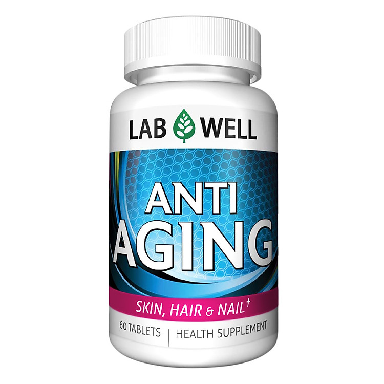 Thực Phẩm Chức Năng Chống Lão Hóa Và Hỗ Trợ Làm Đẹp Da Móng Tóc Lab Well Anti Aging (60 Viên)