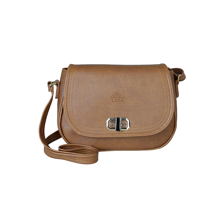 Túi Đeo Chéo Thời Trang Nữ LATA HN27 - Da Bò Nhạt